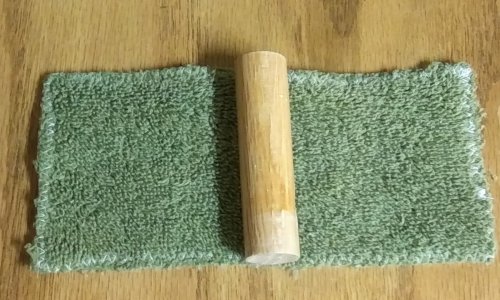 Judy Larson's All About Rolling Mills - After every use, the rollers should be cleaned, Tools For Wire Jewelry, Tools, Cut an old cotton terry towel into pieces